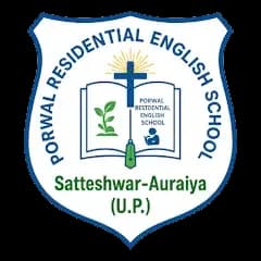 Porwal Residential English School Logo